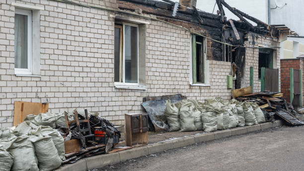 Professional Fire Damage Assessment technician working in Clarksboro, NJ